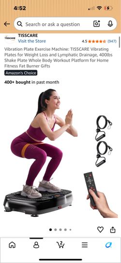 Brand new, unopened TISSCARE Whole Body Vibration Plate Exercise Machine in Black. Still completely sealed in its original box!