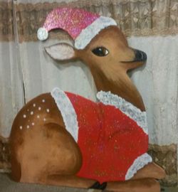 Santa deer