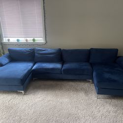 Blue Sectional Couch