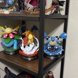 Pokemon Statues  Set Of 3 