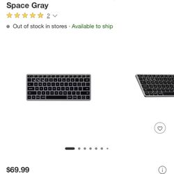 Satechi Slim X1 Bluetooth KeyBoard