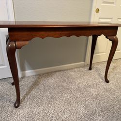 Queen Anne Style Sofa Console Table
