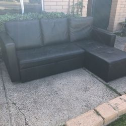 Black Small Couch With Storage