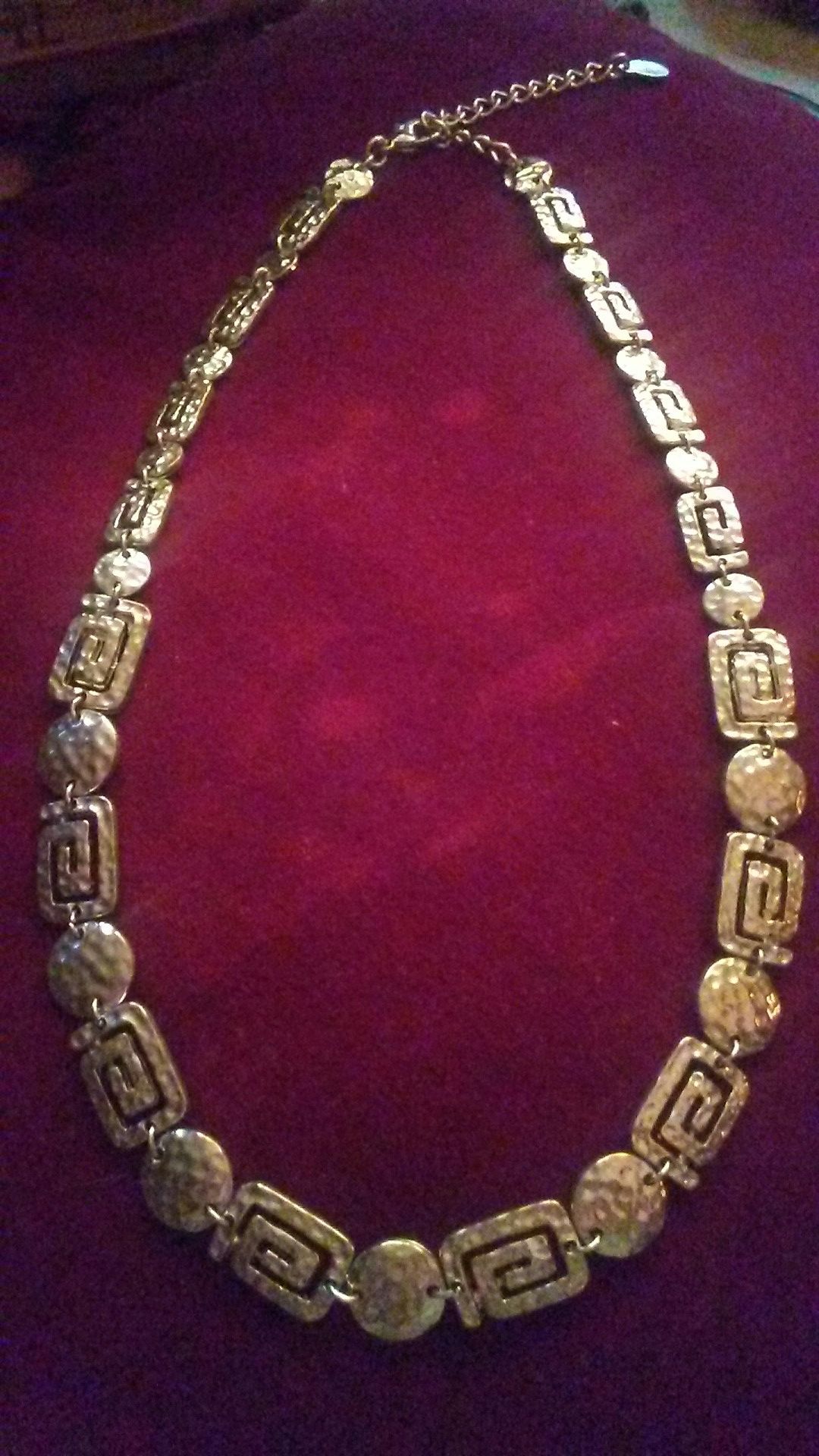 VINTAGE "BIJOUX TERNER" CHOKER STYLE NECKLACE
