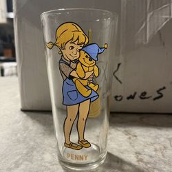 Vintage 1970s Walt Disney Warner Bros Pepsi Collectors Edition Glass (Penny)