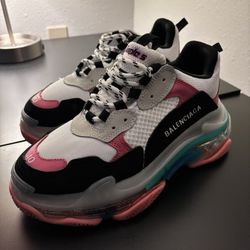 Balenciaga Triple S Pink and Green