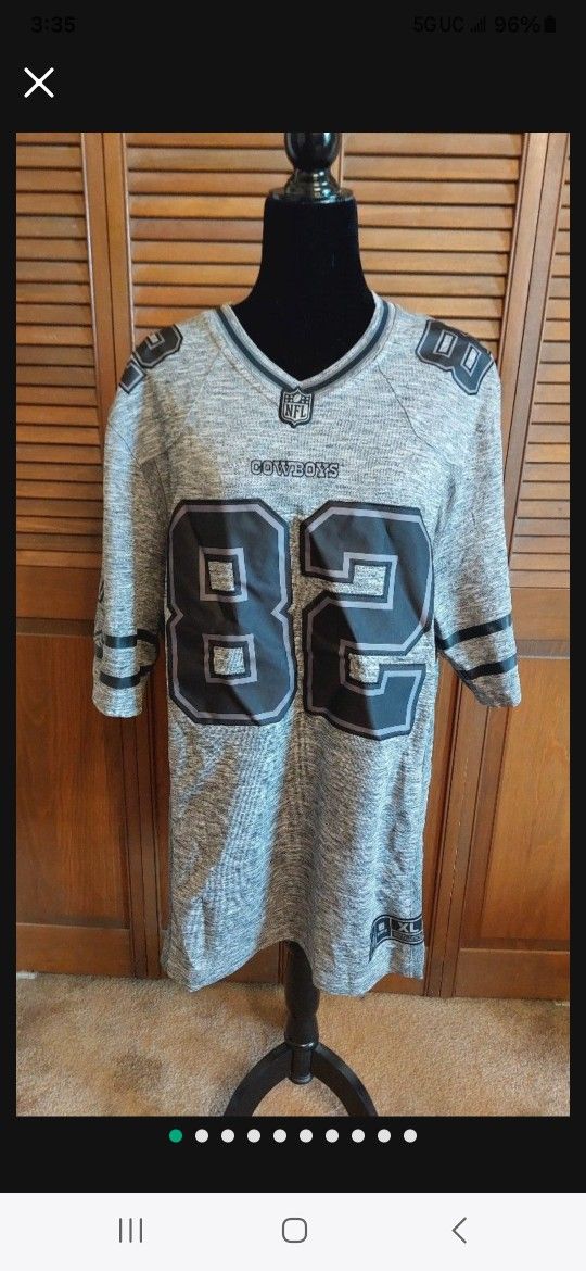 Jason Witten #82 XL X-LARGE Grey Dallas Cowboys Shirt