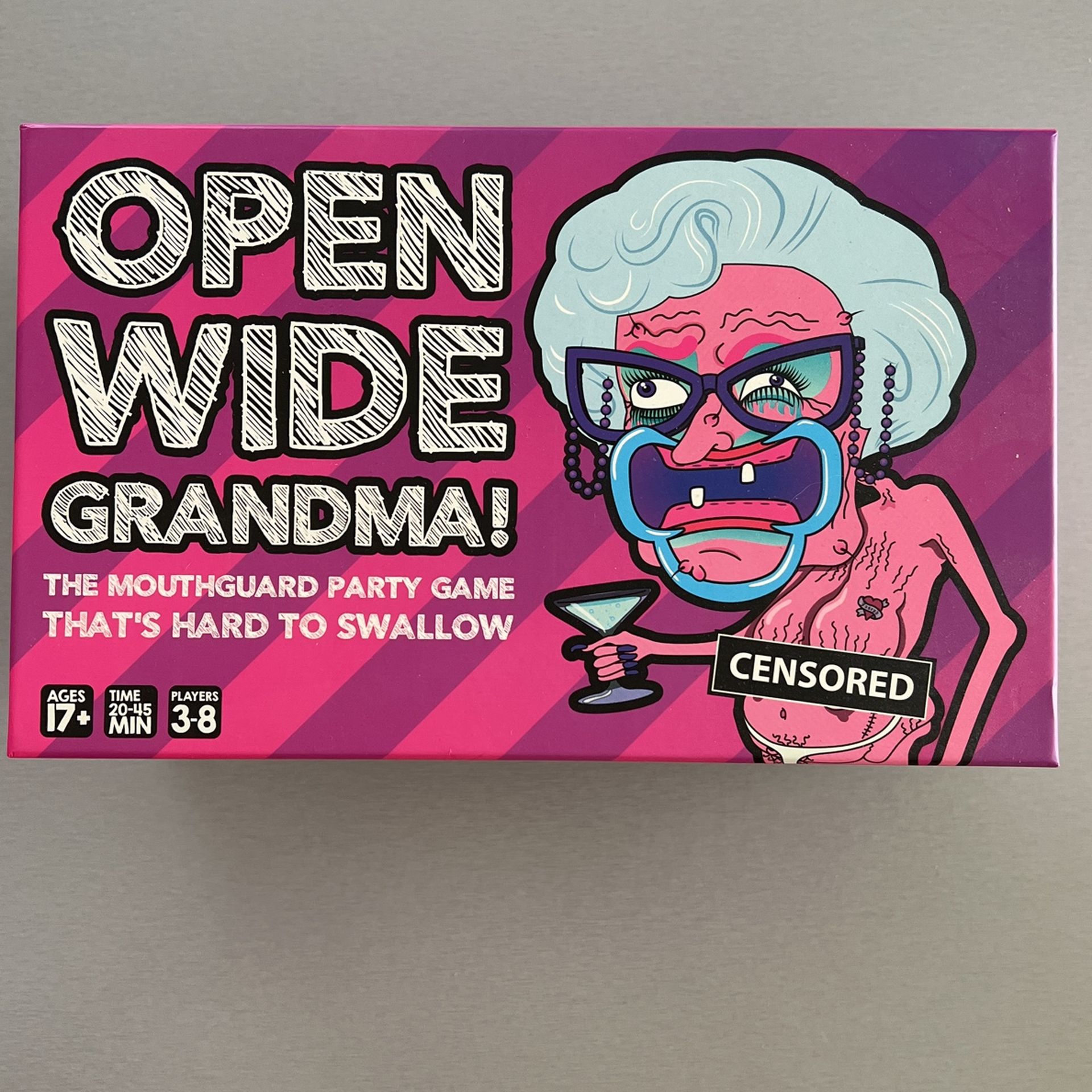Open Wide Grandma. Family Game