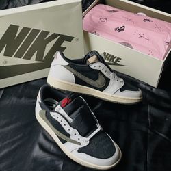 Travis Scott x Wmns Air Jordan 1 Retro Low ‘Olive’