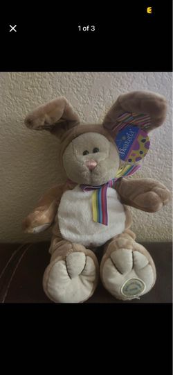 2008 New Starbucks Bearista Easter bunny stuffie