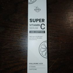 Super Vitamin C Serum - Age-Defying with Hyaluronic Acid & Caffeine