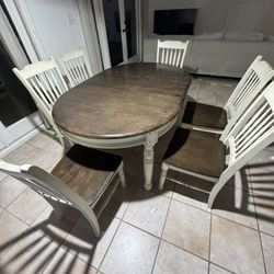 Dining Table With. 6  chair.