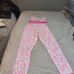 PINK ULTIMATE FLORAL WORKOUT All fit LIMITED EDITION 