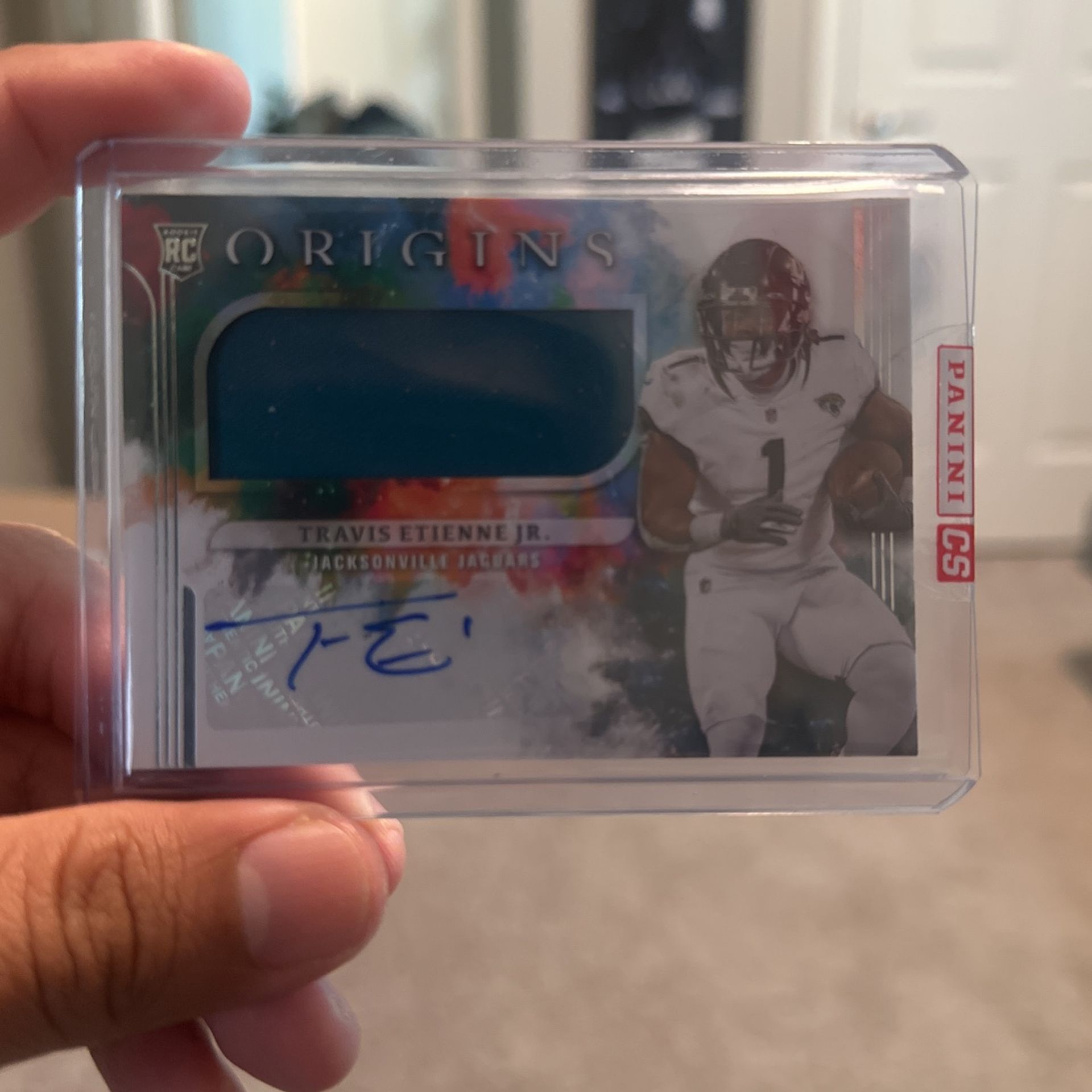 Travis Etienne Auto Rookie Origins
