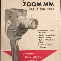 Vintage Zoom  MM Movie Camera