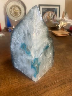Blue and White Agate