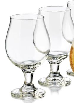Glasses Libbey 12 Piece Hard Cider McIntosh Drinkware Set, Clear