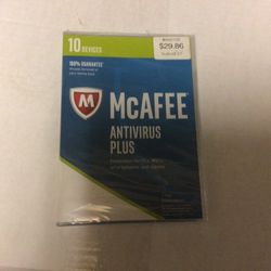 Mcafee Anti Virus Software New Unused Sealed.