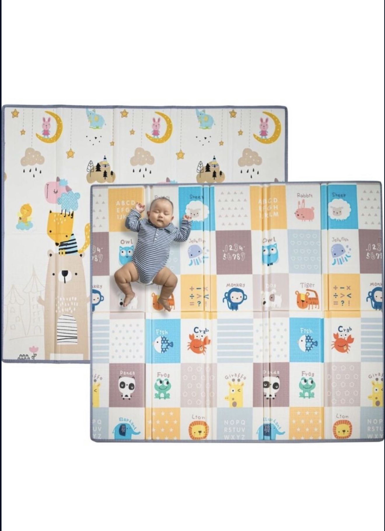 New Little Big Hugs Foldable Play Mat 79x71x0.8 with carry bag