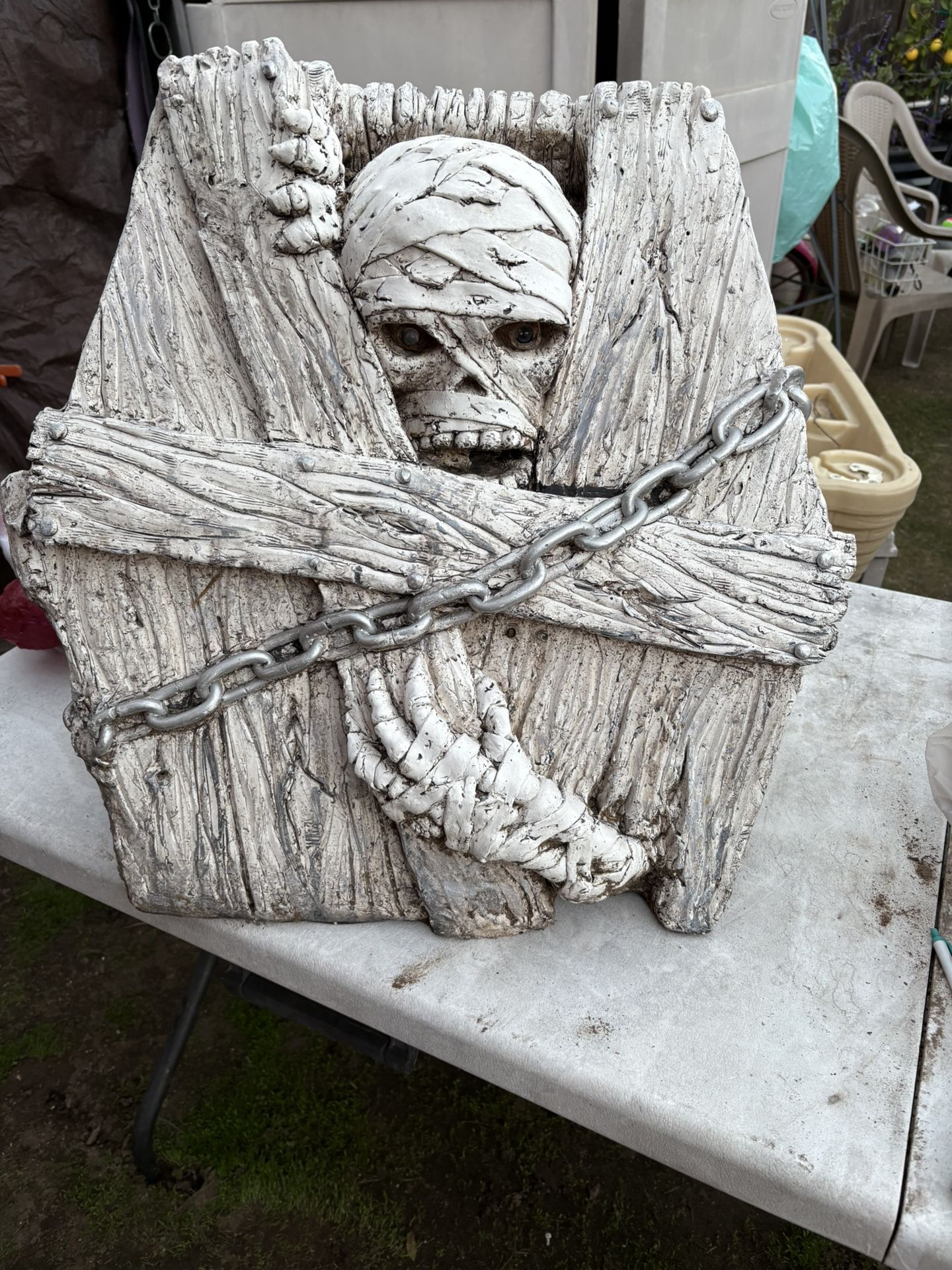 Mummy Breaking Out Of Crate