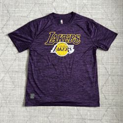 NBA Basketball Los Angeles Lakers Men’s Purple Athletic Jersey Shirt LARGE