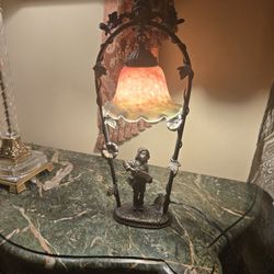 Boy  With Accordion Lamp