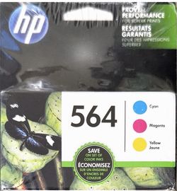 HP 564 Color Ink Cartridges 3-Pack