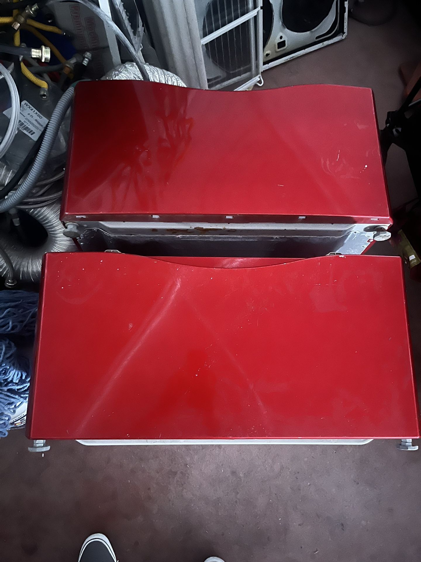 Kenmore Pedestals For Washer & Dryer Red Color