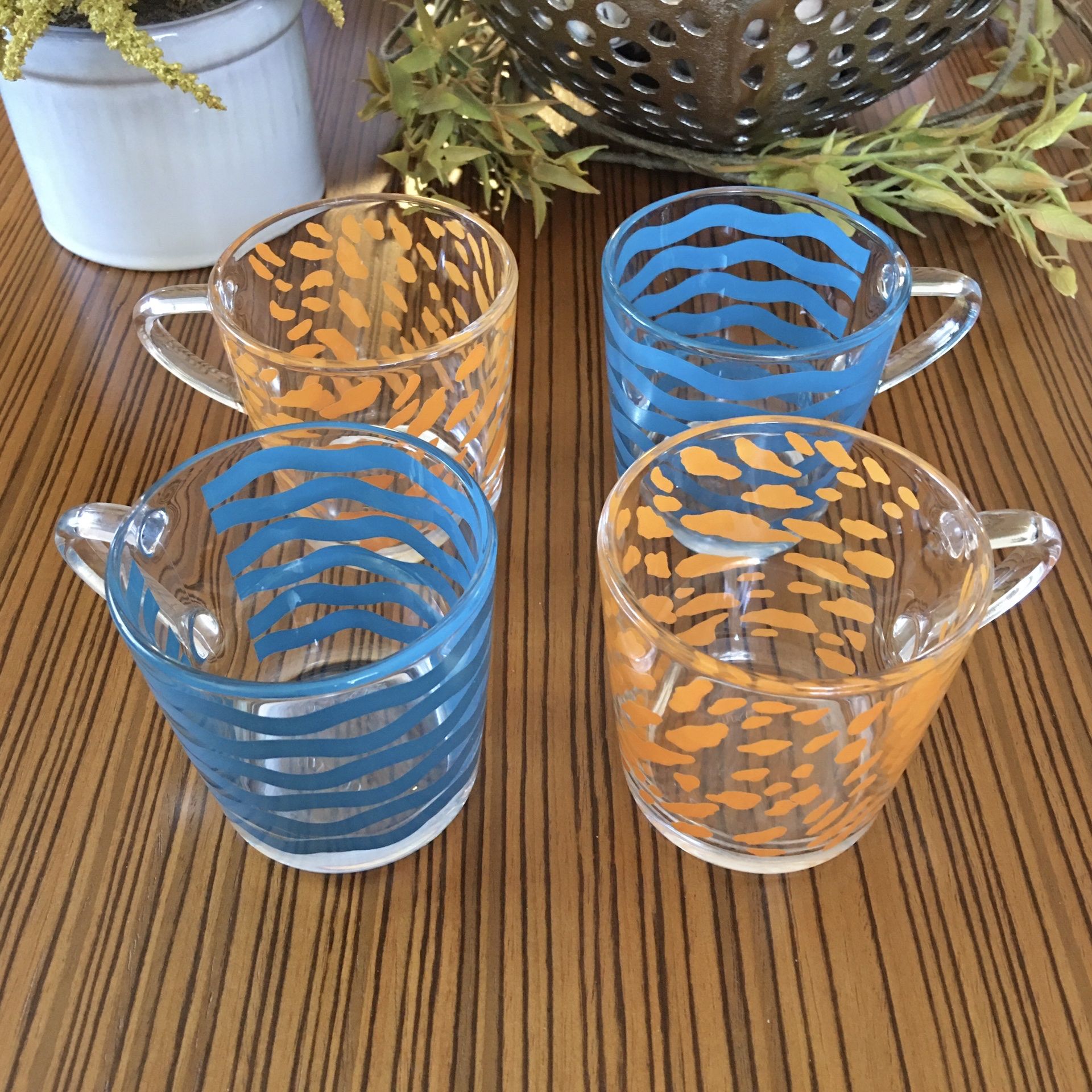 IKEA Godta Retro Style Glass Cups - Retired