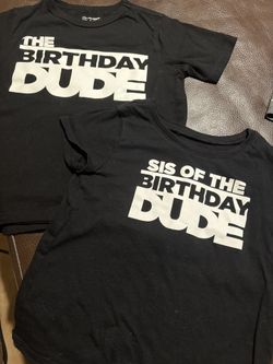 Birthday Boy & Sister Shirts