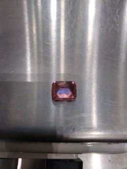 Rectangular Cut Pink Sapphire Loose Gemstone, great for a custom made setting on a ring or necklace etc