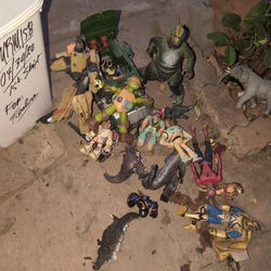 Ninja Turtle Spider-Man Different Kinds Of Toys I Found Don't Need No More