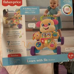 Fisher-Price Laugh & Learn Smart Stages Learn with Sis Walker Infant & Toddler Educational Toy