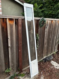 Sliding Glass Pet Small/Medium with Dog Door