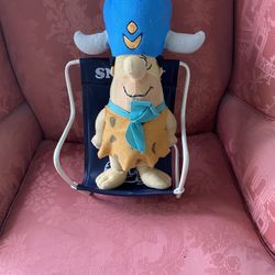 Vintage Fred Flintstone Plush Doll