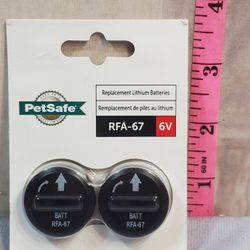 @CHV.  6V PETSAFE PET SAFE RFA67 BATTERY 2 PACK
