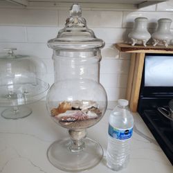 Large Glass Apothecary Jar