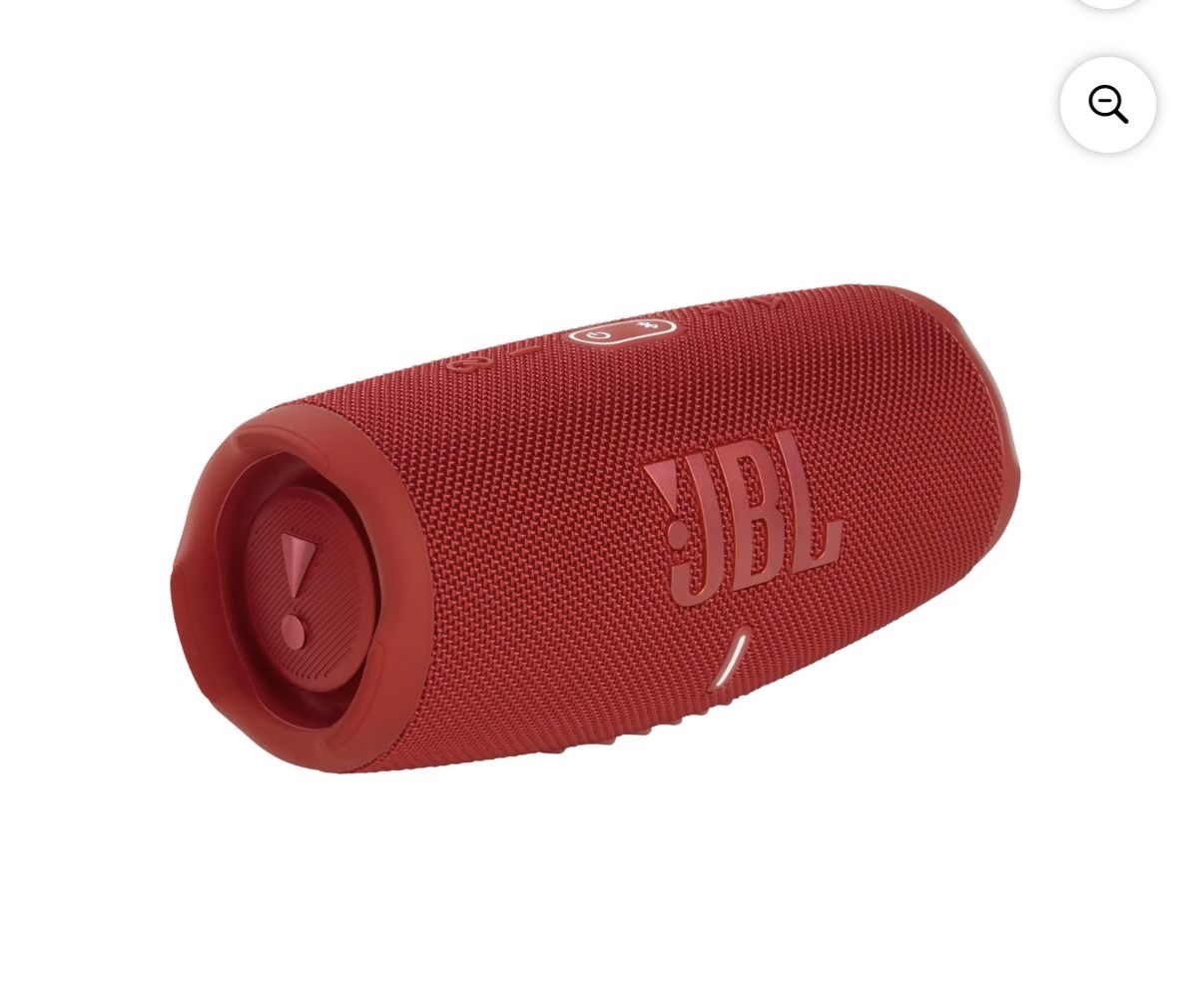 JBL Charge 5 - Portable Waterproof Speaker with Powerbank - Red - NEW
