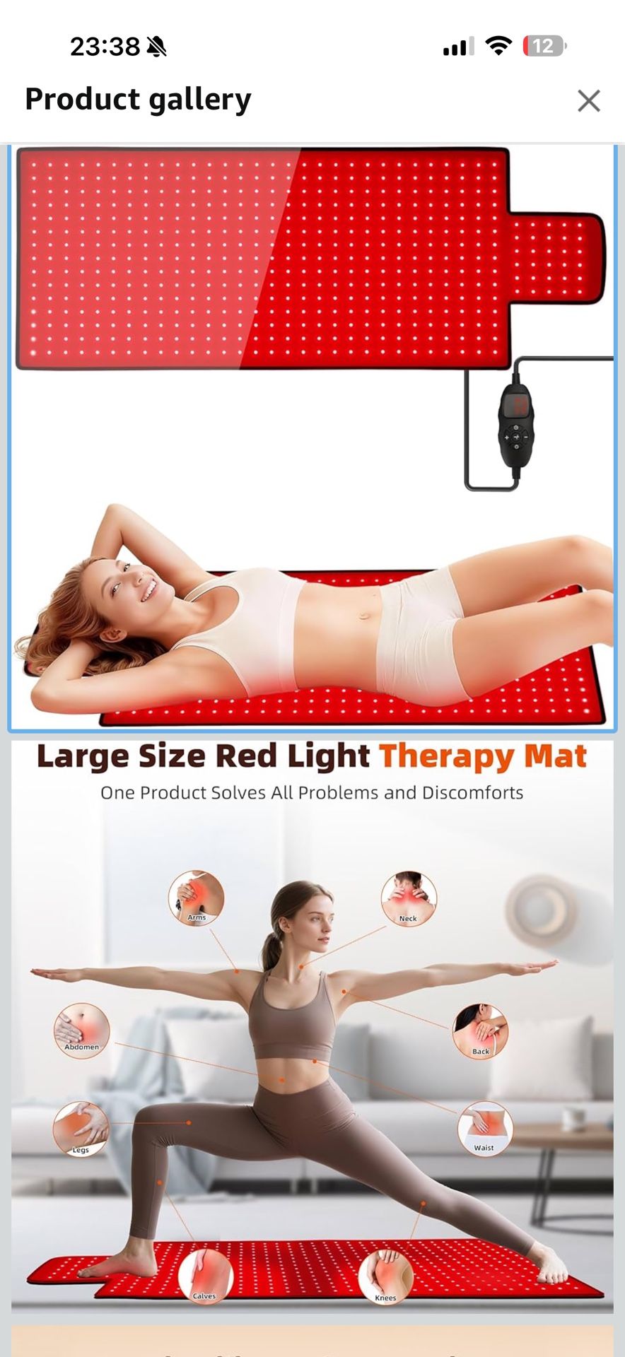 Red Light Therapy Mat for Body 42"x16", 480 LEDs Infrared Light Therapy Pad with Dual Wavelengths 660nm & 850nm for Back Shoulder Belly Leg, Pulse Mod