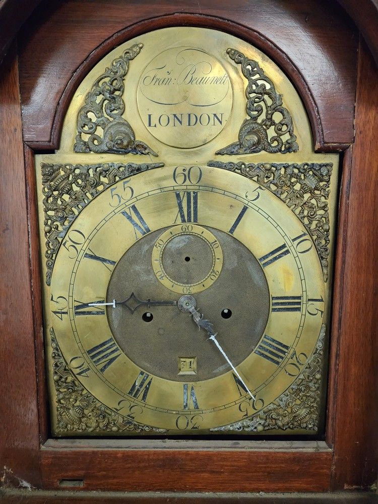 Antique Grandfather Clock — Thos. Brawne, London (18th–19th Century)