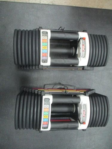 Used PowerBlock 90lb Adjustable Urethane Dumbbell Set (Read Description)