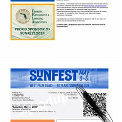 Sun Fest Tickets