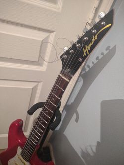 Vintage HONDO Guitar now Hardtail setup Spa perfect now 119!