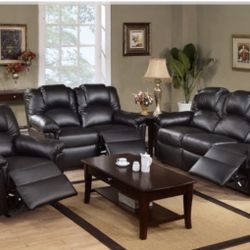 Sofa, Love Seat & Chair