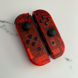 Nintendo Switch Joy-Cons (Transparent Red) $50 OBO