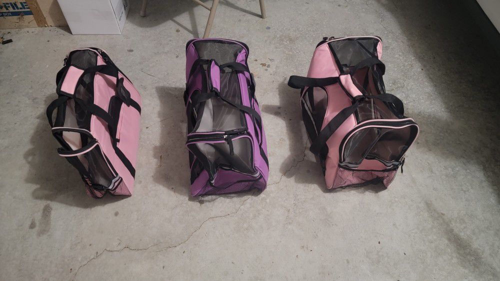 Animal  Carriers For UP To 15 Pounds - NEW PINK ONE 