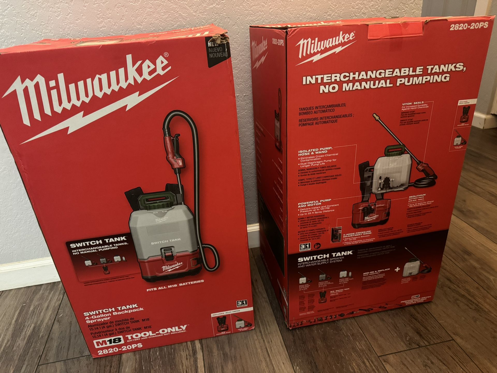 Milwaukee Switch Tank 4 Gallon Backpack Sprayer