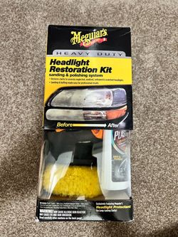 NEW Meguiar’s Heavy Duty Headlight Restoration Kit – Sealed