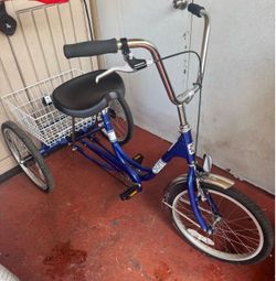 3 Wheel Tricycle with Basket