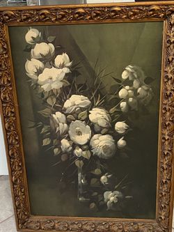 Artwork Print White Flowers